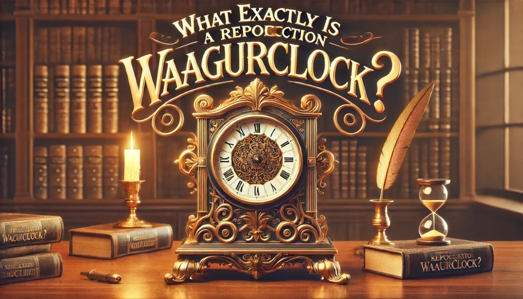 Exactly Is a Reproduction Waaghurclock