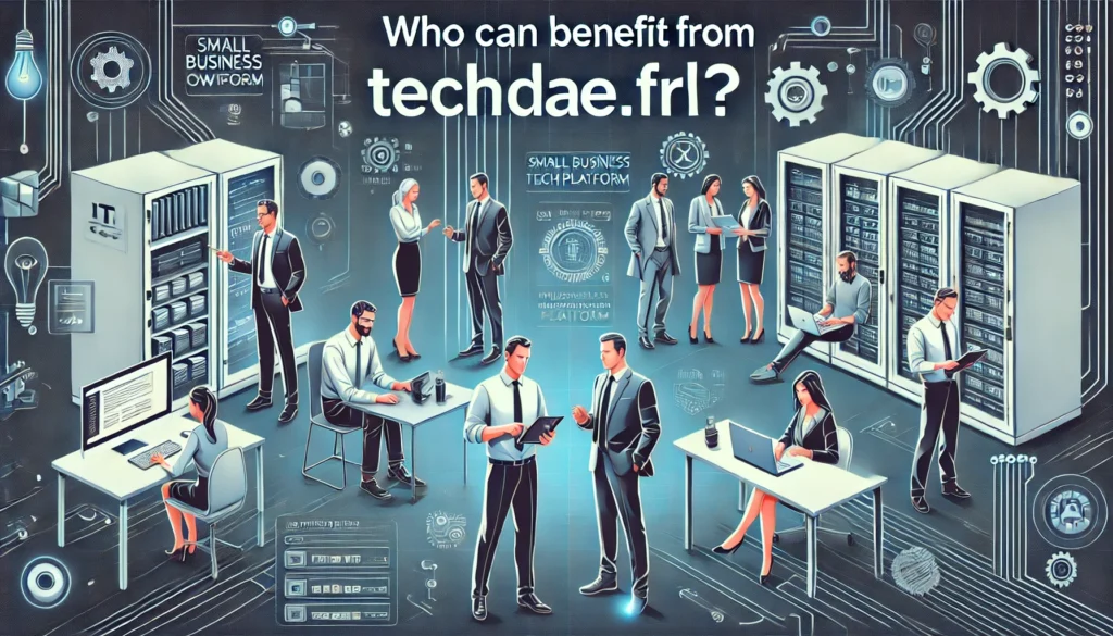 Who Can Benefit from Techdae.frl?