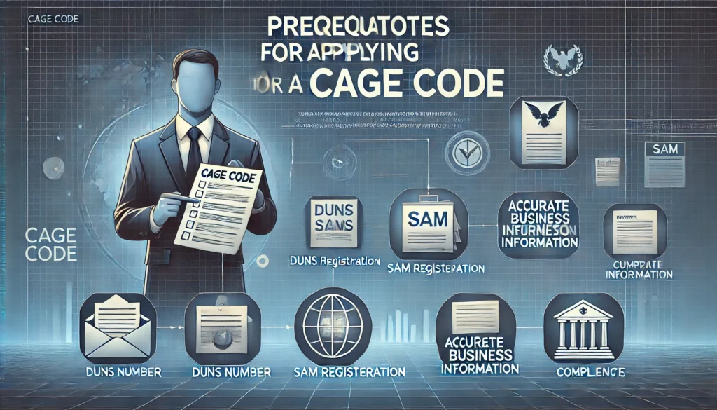 Prerequisites for Applying for a CAGE Code